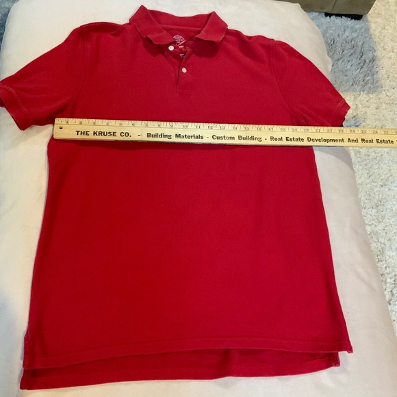 Men’s Sz M Red Short Sleeve Polo St. John’s Bay - Picture 4 of 5